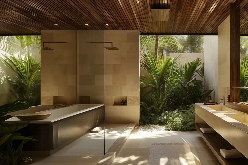 Aménagement intérieur paysager à Ossages