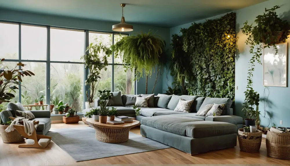 Décoration végétale intérieure à Ossages